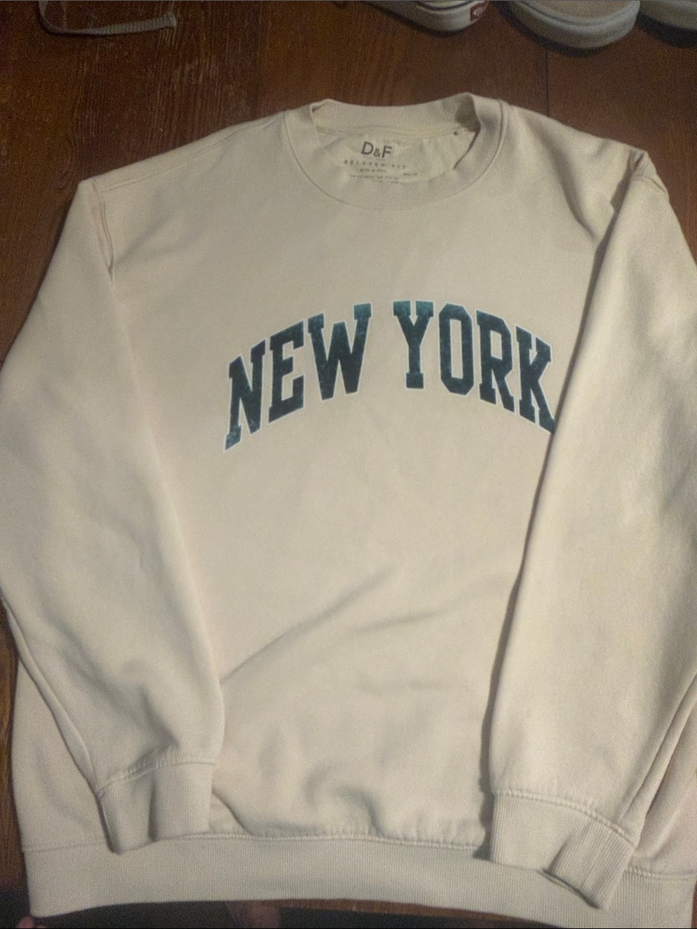 D&G New York Crewneck Sweatshirt - Crème women’s CL